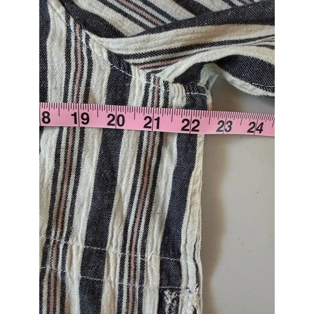 NWOT We The Free People Summer Daydream‎ Stripe Buttondown Shirt XS